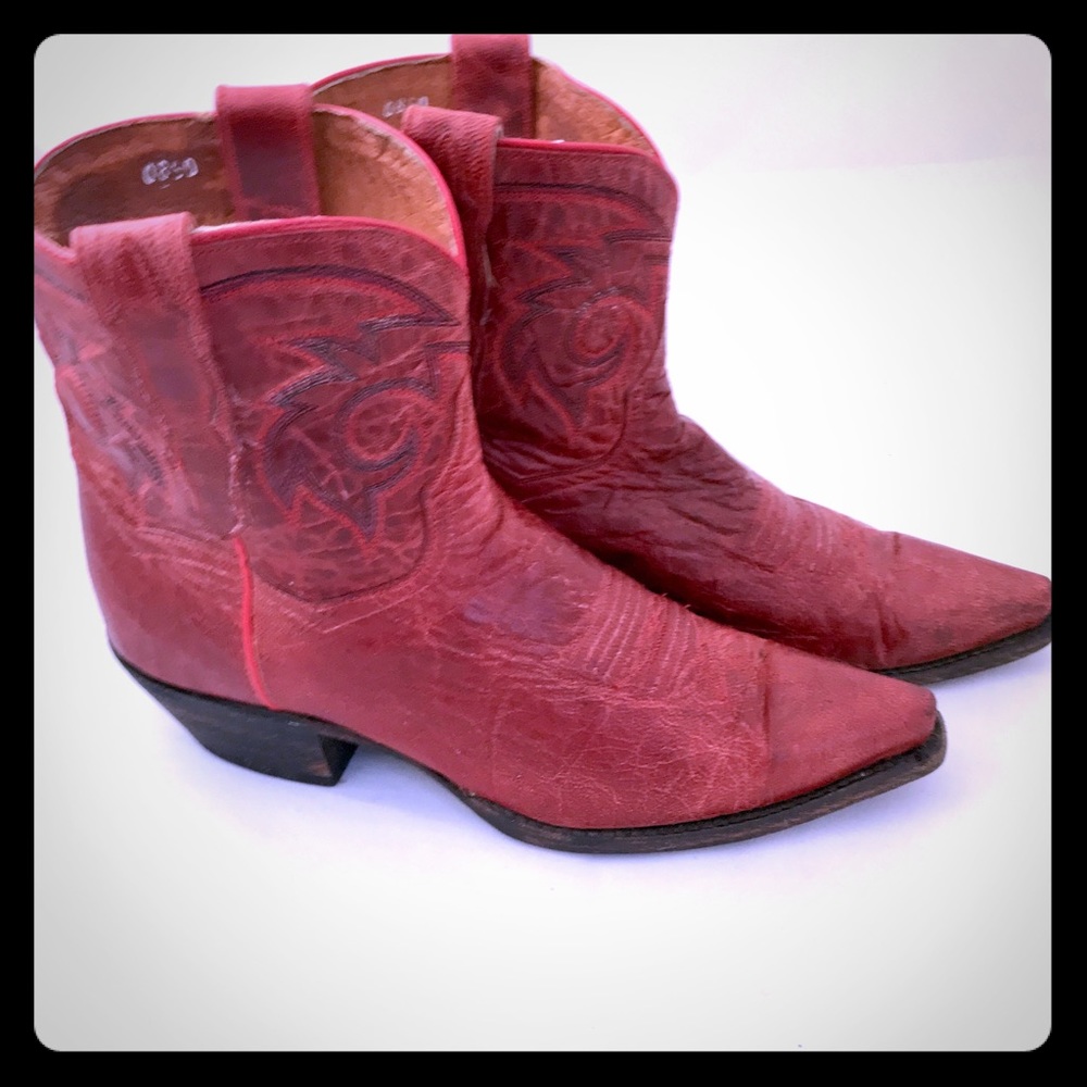Red Dan Post Cowgirl Boots